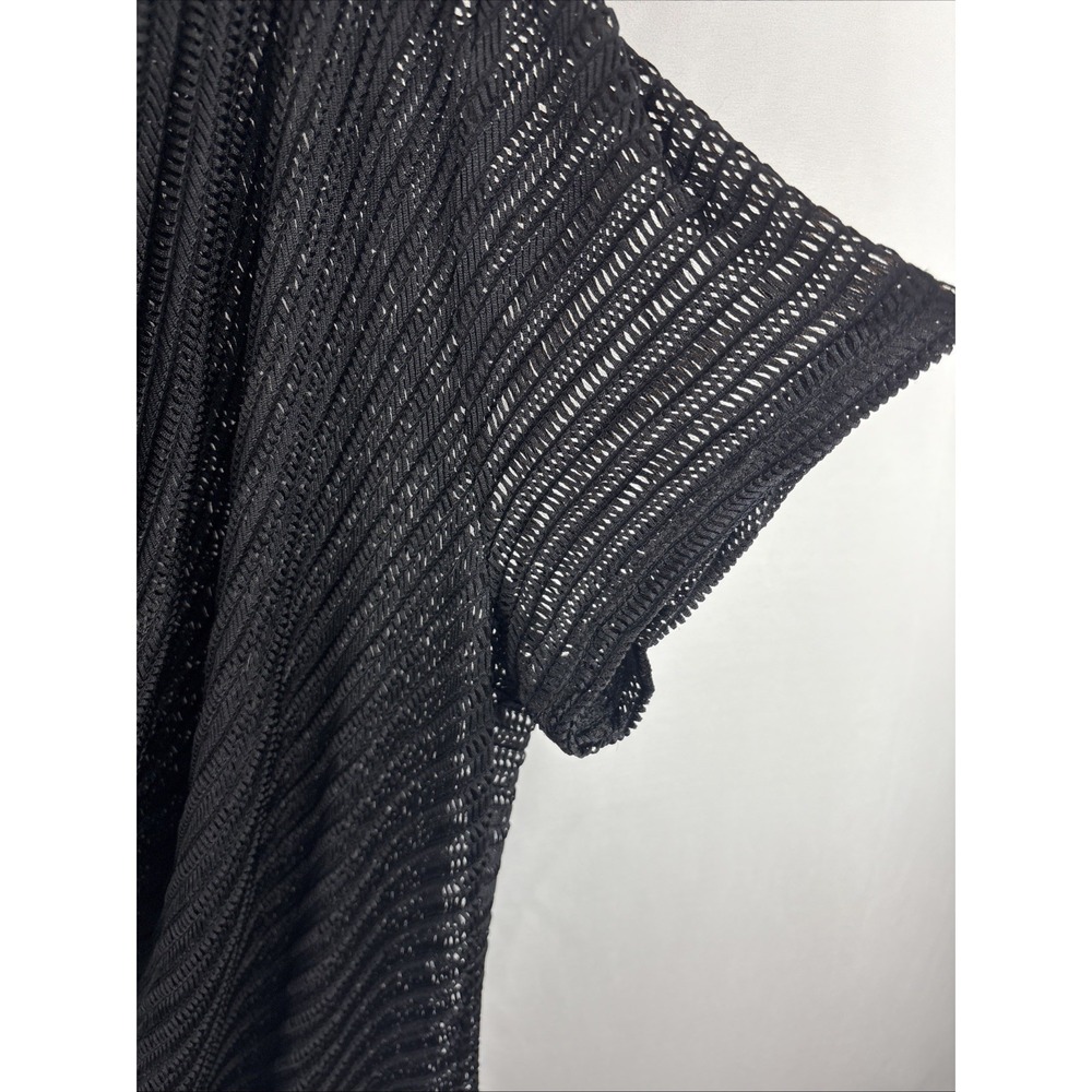 Stargazer Swimsuit Cover Vintage Sz 2XL Black Mesh Dark Romantic - Picture 4 of 5